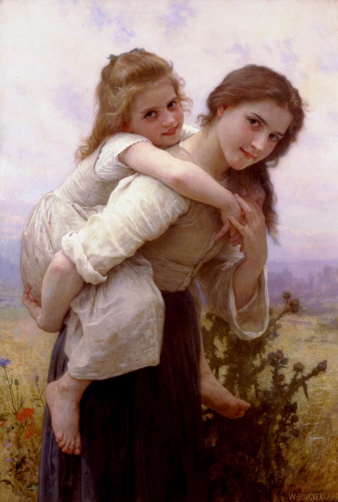 William Bouguereau Fardeau Agreable